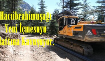 Hacıibrahimuşağı Yeni İçmesuyu Hattına Kavuşuyor.
