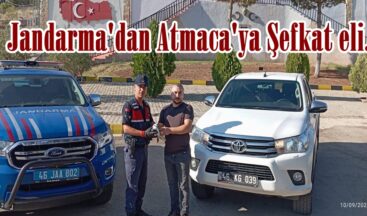 Jandarma’dan Atmaca’ya Şefkat eli.