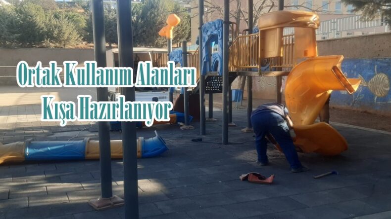 Ortak Kullanım Alanları Kışa Hazırlanıyor.