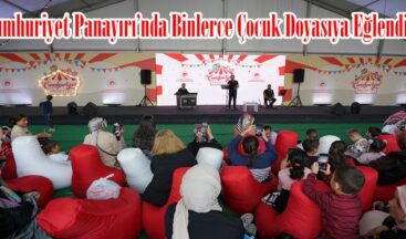Cumhuriyet Panayırı’nda Binlerce Çocuk Doyasıya Eğlendi.