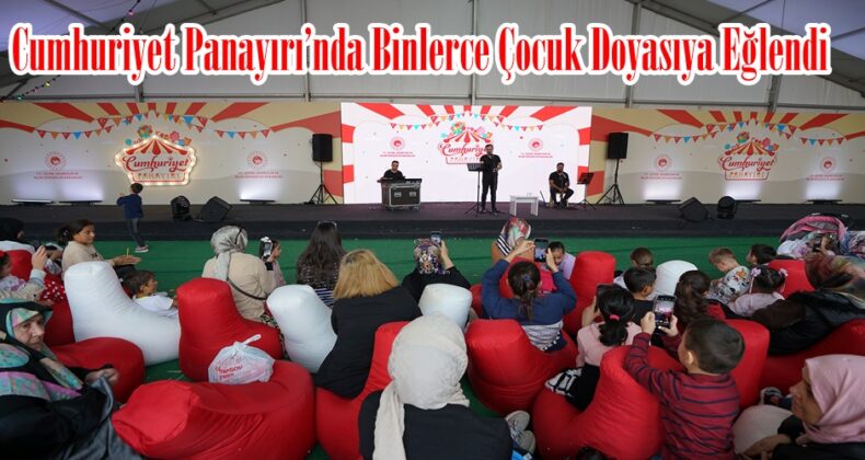 Cumhuriyet Panayırı’nda Binlerce Çocuk Doyasıya Eğlendi.