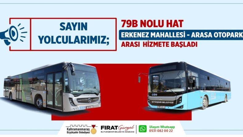 Erkenez’in Yeni Toplu Taşıma Hattı Hizmete Başladı.