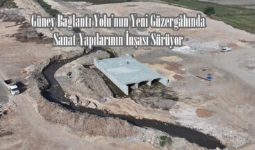 Güney Bağlantı Yolu’nun Yeni Güzergâhında Sanat Yapılarının İnşası Sürüyor.