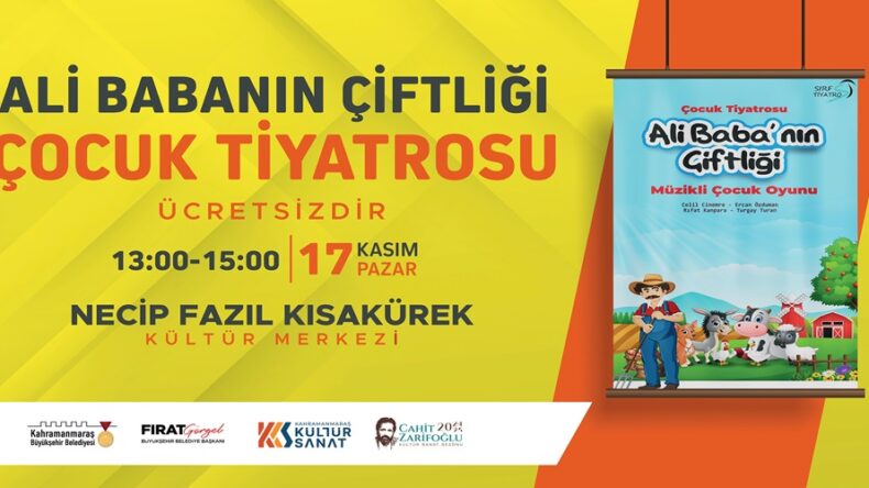 “Ali Baba’nın Çiftliği” Minik İzleyicilerini Ağırlayacak.