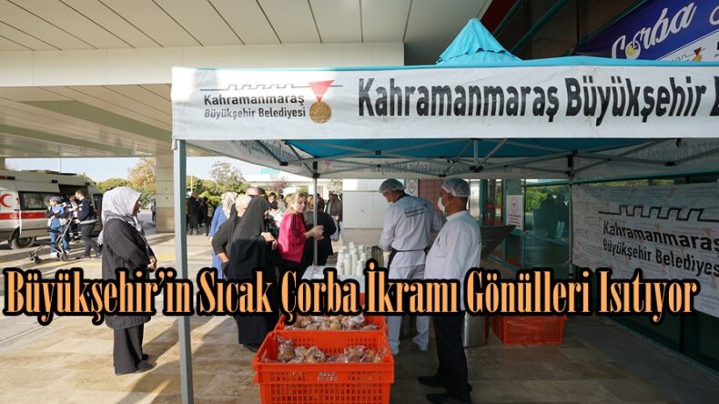 Büyükşehir’in Sıcak Çorba İkramı Gönülleri Isıtıyor.