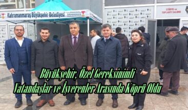 Büyükşehir, Özel Gereksinimli Vatandaşlar ve İşverenler Arasında Köprü Oldu.