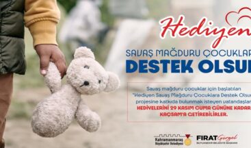 Büyükşehir’in “Hediyen Savaş Mağduru Çocuklara Destek Olsun” Projesi Devam Ediyor