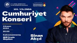 Sinan Akçıl, Cumhuriyet Konserinde Sahne Alacak.
