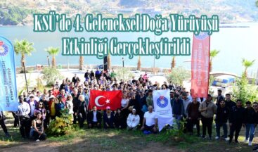 KSÜ’de 4. Geleneksel Doğa Yürüyüşü Etkinliği Gerçekleştirildi.
