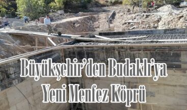 Büyükşehir’den Budaklı’ya Yeni Menfez Köprü.