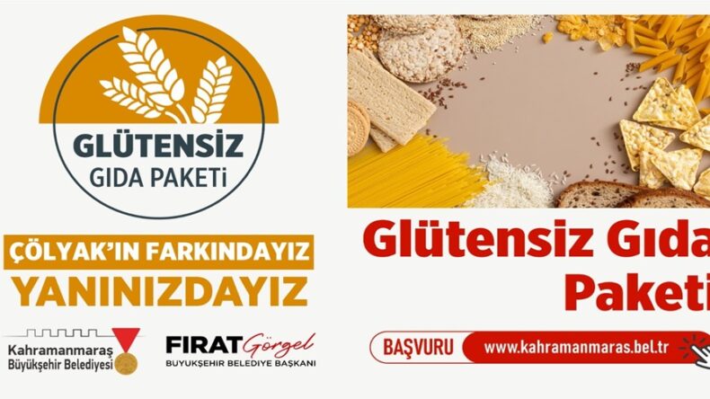 Büyükşehir’den Çölyak Hastalarına Glütensiz Gıda Paketi Desteği.