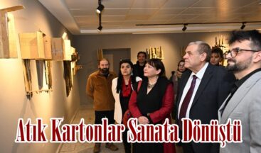 Atık Kartonlar Sanata Dönüştü