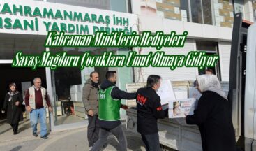 Kahraman Miniklerin Hediyeleri Savaş Mağduru Çocuklara Umut Olmaya Gidiyor.