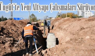 Üngüt’te Yeni Altyapı Çalışmaları Sürüyor.