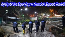 Büyükşehir’den Kapalı Çarşı ve Çevresinde Kapsamlı Temizlik.