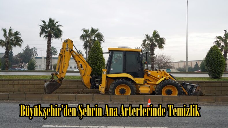 Büyükşehir’den Şehrin Ana Arterlerinde Temizlik.