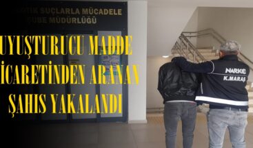 UYUŞTURUCU MADDE TİCARETİNDEN ARANAN ŞAHIS YAKALANDI.