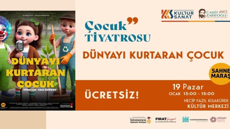 Sahne Maraş, Yarıyıl Tatilinde Çocukları Eğlendirmeye Hazırlanıyor.