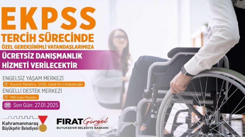 Büyükşehir, EKPSS Tercih Sürecinde de Özel Gereksinimli Vatandaşların Yanında.