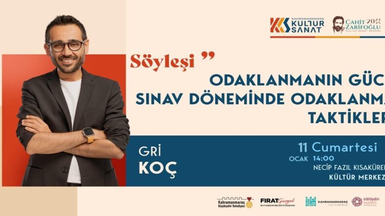 Gri Koç, Sınavlara Hazırlık Sürecindeki Gençlere Seslenecek.