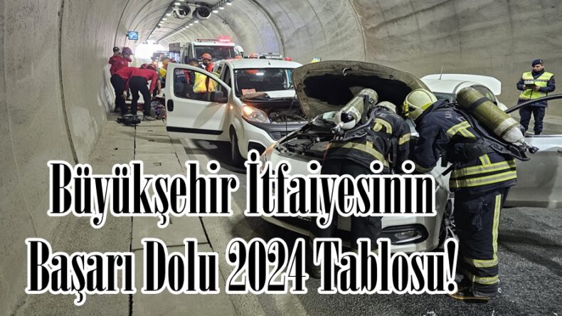 Büyükşehir İtfaiyesinin Başarı Dolu 2024 Tablosu!