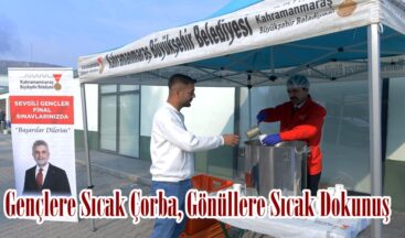 Gençlere Sıcak Çorba, Gönüllere Sıcak Dokunuş.