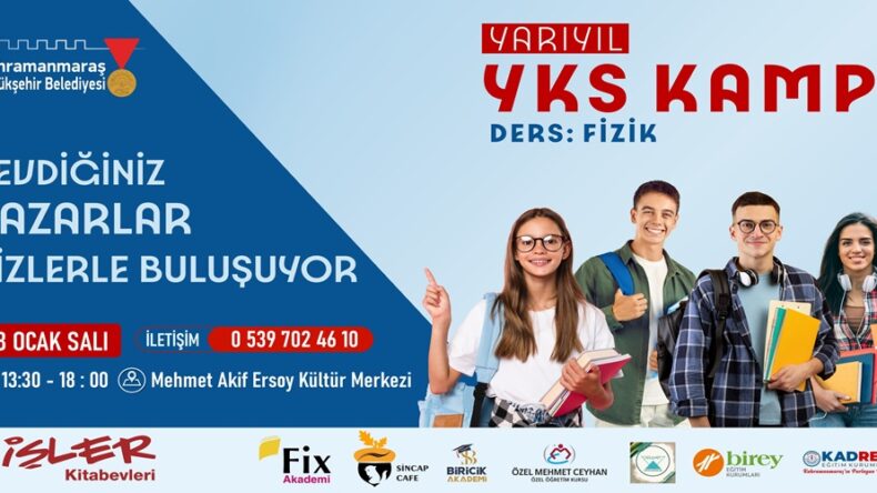 Büyükşehir’in YKS Kampı, Salı Günü Fizik ile Devam Edecek.