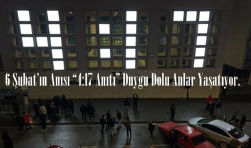 6 Şubat’ın Anısı “4:17 Anıtı” Duygu Dolu Anlar Yaşatıyor.