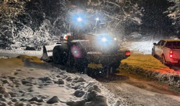 Büyükşehir Ekipleri Tüm İlçelerde Sabaha Kadar Mesaideydi.