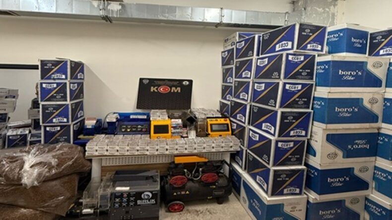 TÜTÜN VE TÜTÜN MAMULLERİ KAÇAKÇILIĞI OPERASYONU.