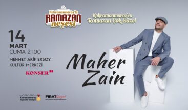 Dünyaca Ünlü Sanatçı Maher Zain, Kahramanmaraşlılarla Buluşuyor!.