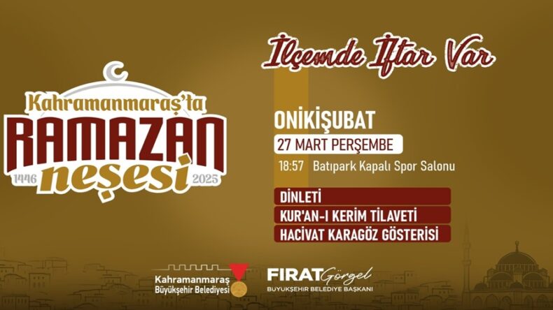 Ramazan’ın Manevi İklimi Batıpark’ta Kurulacak İftar Sofrasında Yaşatılacak.