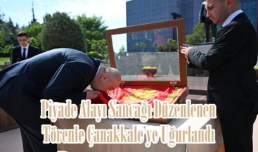 57. Piyade Alayı Sancağı Düzenlenen Törenle Çanakkale’ye Uğurlandı.