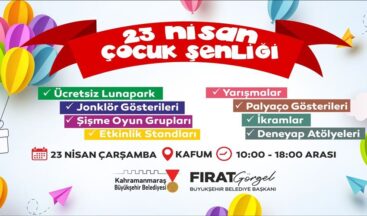 Haydi Çocuklar, Büyükşehir’in 23 Nisan Şenliği Sizi Bekliyor!