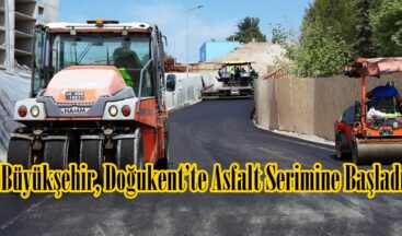 Büyükşehir, Doğukent’te Asfalt Serimine Başladı.