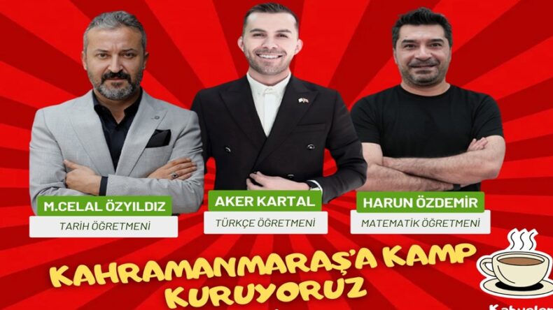 Celal Özyıldız, Aker Kartal ve Harun Özdemir, Onikişubat’a kamp kuruyor.