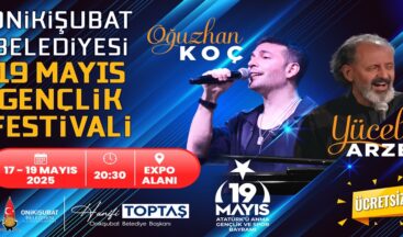 Onikişubat Gençlik Festivali, Oğuzhan Koç konseriyle başlıyor!