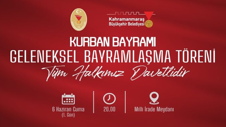 Bayramlaşma Töreni Milli İrade Meydanı’nda!.