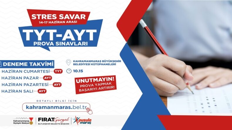 YKS Yolunda Son Prova; Büyükşehir’den Gençlere Tam Destek.