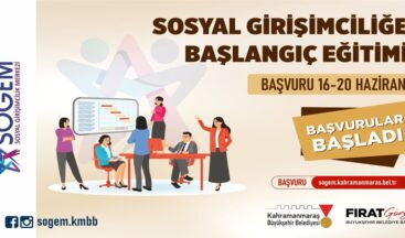 SOGEM’de Sosyal Girişimciliğe Başlangıç Eğitimi’ne Başvurular Başladı!.
