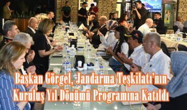 Başkan Görgel, Jandarma Teşkilatı’nın Kuruluş Yıl Dönümü Programına Katıldı.