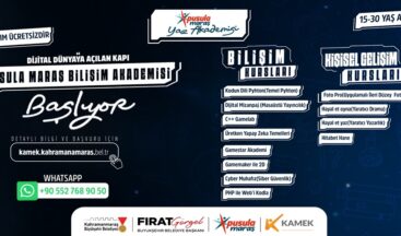 Büyükşehir’in Pusula Maraş Yaz Akademisi Gençleri Bekliyor.