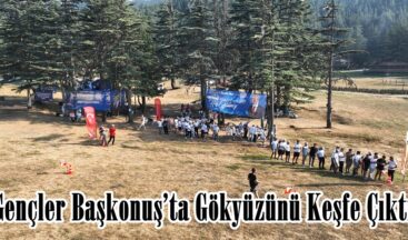 Gençler Başkonuş’ta Gökyüzünü Keşfe Çıktı.