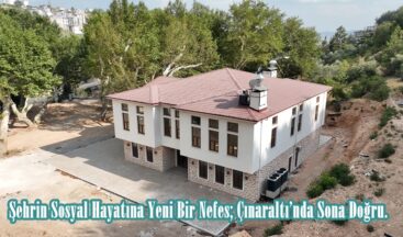 Şehrin Sosyal Hayatına Yeni Bir Nefes; Çınaraltı’nda Sona Doğru.