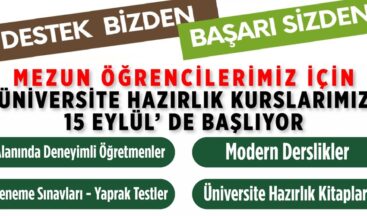 Onikişubat Belediyesi’nin ücretsiz Üniversite Hazırlık Kursu’nda yeni dönem başlıyor.