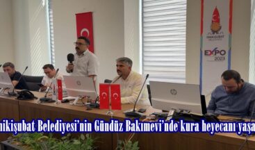 Onikişubat Belediyesi’nin Gündüz Bakımevi’nde kura heyecanı yaşandı.