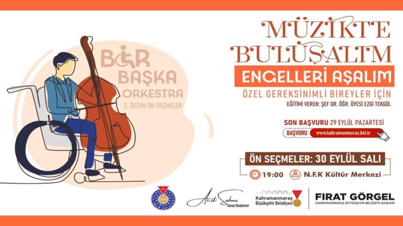Büyükşehir’in “Bir Başka Orkestra”sı Yeni Seslerini Arıyor.