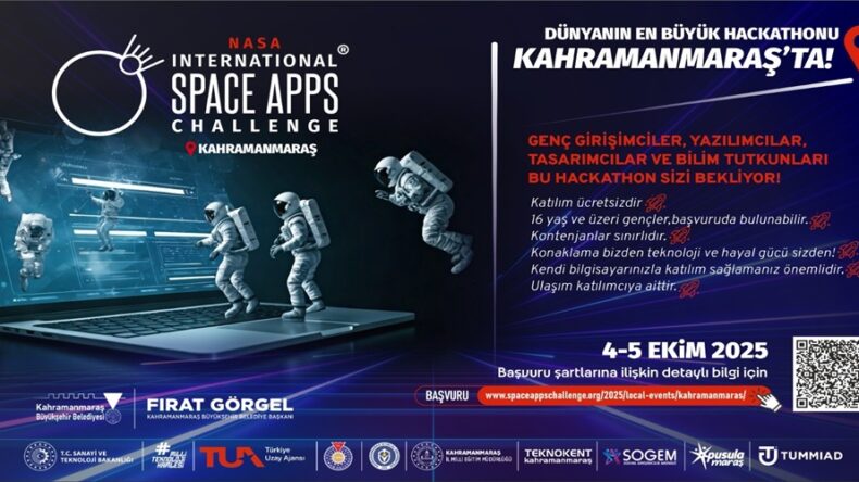 Kahramanmaraş’ta Bir İlk; Büyükşehir NASA’nın Dev Organizasyonuna Ev Sahipliği Yapacak