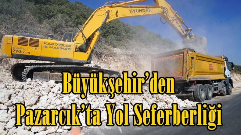 Büyükşehir’den Pazarcık’ta Yol Seferberliği.