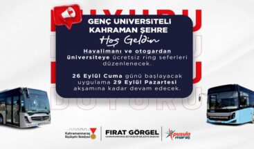 Büyükşehir’den Üniversitelilere Hoş Geldin Hediyesi; Havaalanı ve Otogardan Ücretsiz Ring.